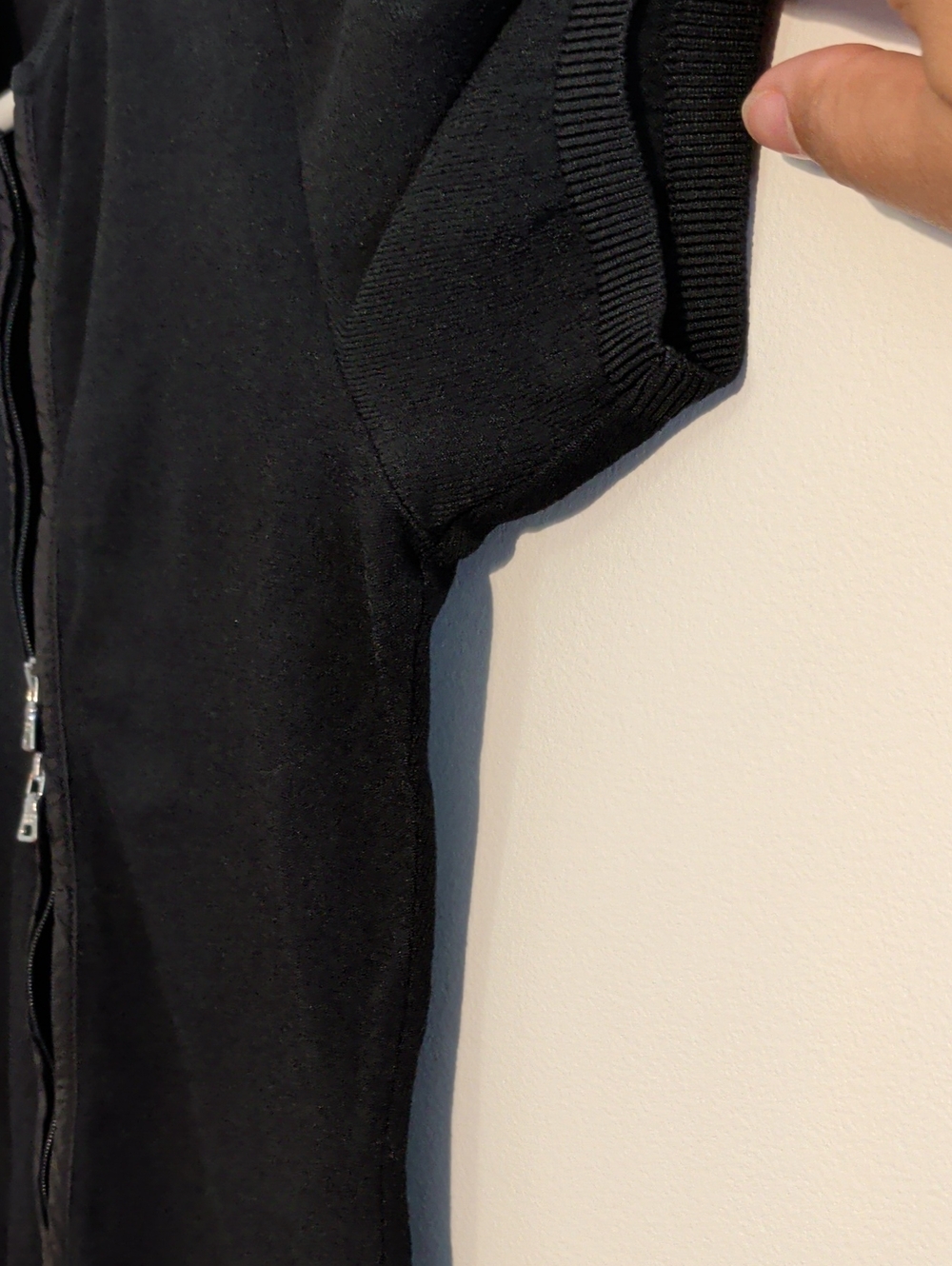 PRADA milano knit short sleeve top with double zipper - size xs / s - Picture 7 of 9